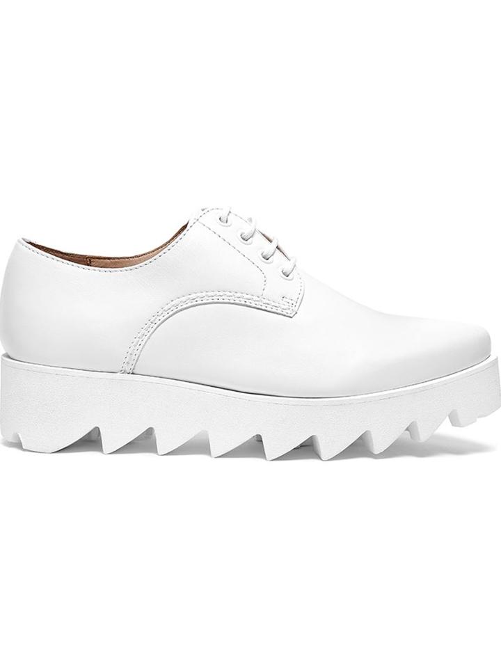 Swear Nina 3 Derby Shoes, Women's, Size: 39, White, Leather/rubber