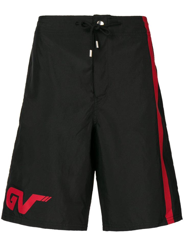Givenchy Side Stripe Swim Shorts - Black