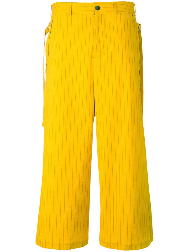 Damir Doma - Pavel Trousers - Men - Cotton/polyamide - Xs, Yellow/orange, Cotton/polyamide