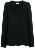 Sminfinity Ribbed Crew Neck Sweater - Black