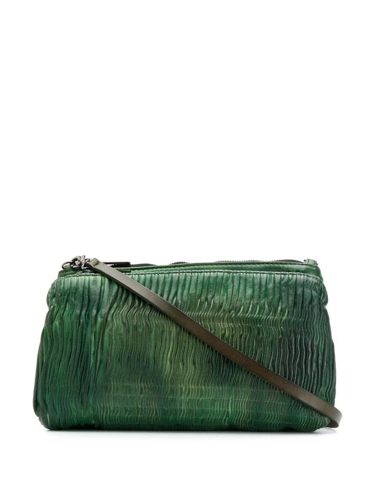 Numero 10 Ruched Shoulder Bag - Green