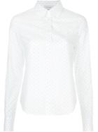 Ck Calvin Klein Dot Print Shirt - White