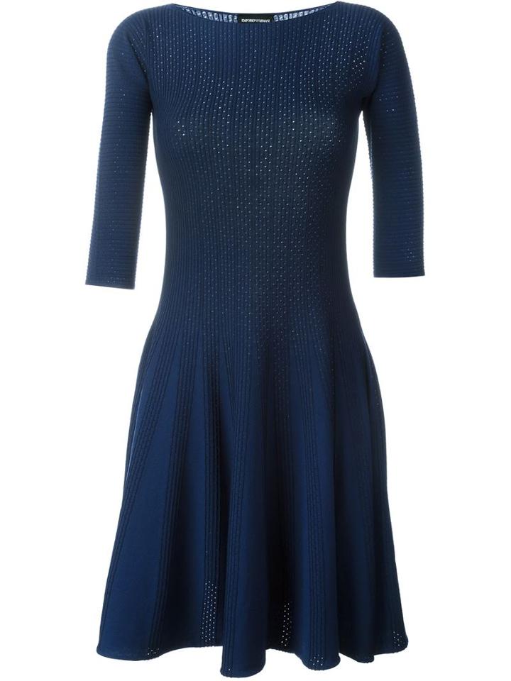 Emporio Armani Knit Flared Dress