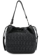 Furla Caos Quilted Bucket Bag - Black
