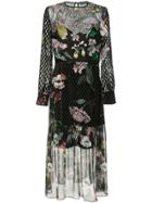 Markus Lupfer Layered Embellished Dress - Black