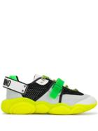 Moschino Fluo Teddy Sneakers - 400 White