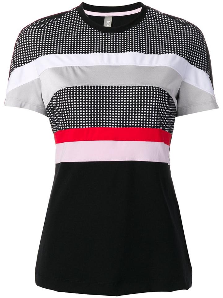 No Ka' Oi Graphic Stripe Sports T-shirt - Black