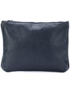 Missoni Vintage Geometrically Embossed Clutch - Blue