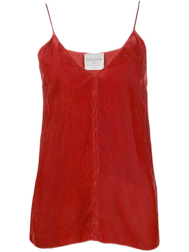 Forte Forte Spaghetti Strap Top - Orange