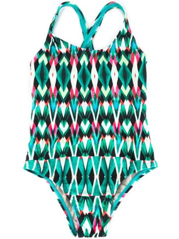 Lygia E Nanny Kids - Printed Swimsuit - Kids - Polyamide/spandex/elastane - 4 Yrs, Toddler Girl's, Pink