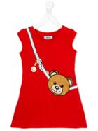 Moschino Kids Teddy Bear Dress, Girl's, Size: 6 Yrs, Red