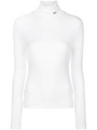 Calvin Klein Jeans Roll Neck Top - White
