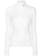 Calvin Klein Jeans Roll Neck Top - White