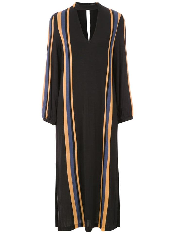 A.brand Vestido Xadrez Alcinha - Est Textura Xadrez Pb/azul - Black