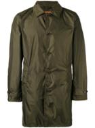 Aspesi - Buttoned Coat - Men - Polyamide - M, Green, Polyamide