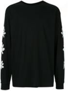 Sasquatchfabrix. Crow Print Long-sleeved T-shirt - Black