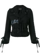 Ann Demeulemeester Kids Forever Biker Jacket - Black