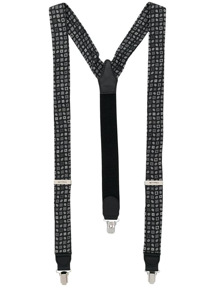 Etro Tirantes Braces - Black