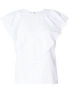 Golden Goose Sleeveless Ruffle Top - White