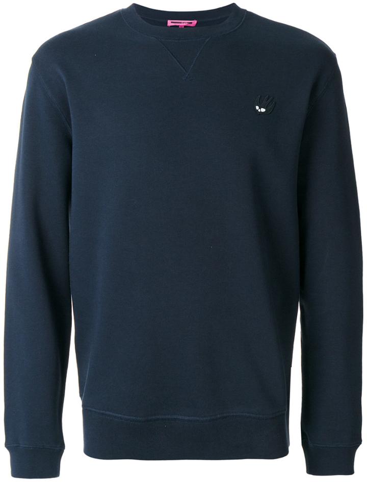 Mcq Alexander Mcqueen Swallow Patch Sweatshirt - Blue