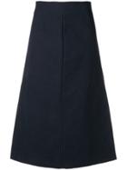 Sara Lanzi A-line Midi Skirt - Blue