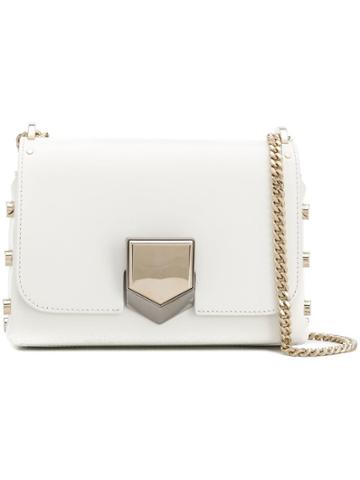 Jimmy Choo Jimmy Choo Lockettpetitezml Chalk Leather/fur/exotic