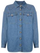 Nk Susan Denim Shirt - Blue