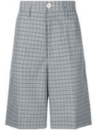 Marni Checked Shorts - Blue