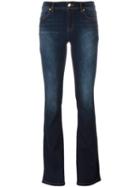Michael Michael Kors 'izzy' Bootcut Jeans, Women's, Size: 2, Blue, Cotton/polyester/spandex/elastane/viscose