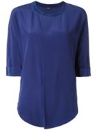 Joseph Loose Fit Blouse - Pink & Purple