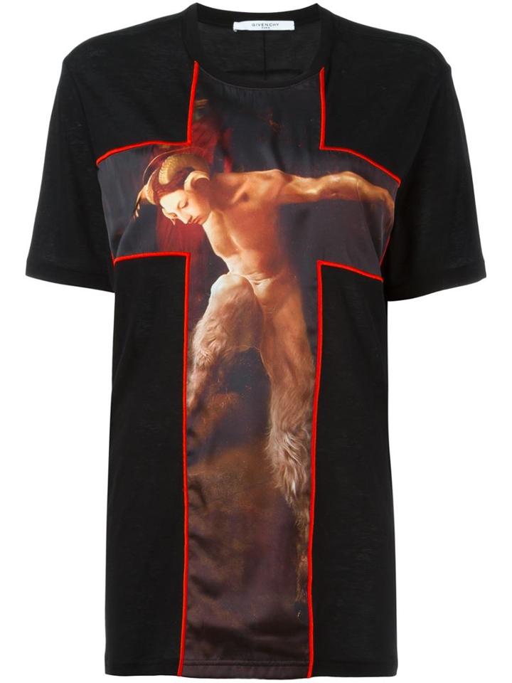 Givenchy Fauno Print T-shirt, Women's, Size: Small, Black, Cotton/polyester