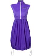 Palm Angels Sleeveless Track Jacket Dress - Purple