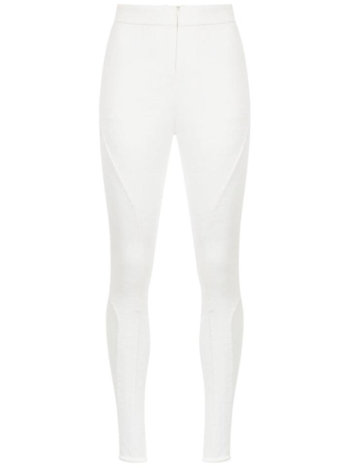 Tufi Duek Panelled Skinny Trousers - White