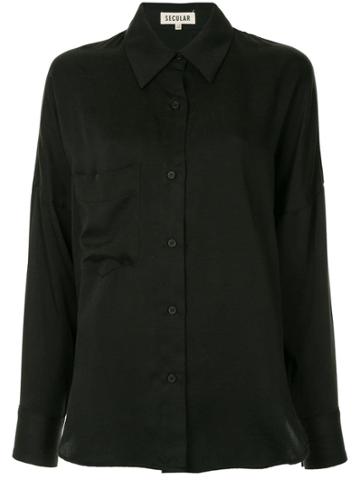 Secular. Lab Button Down Shirt - Black