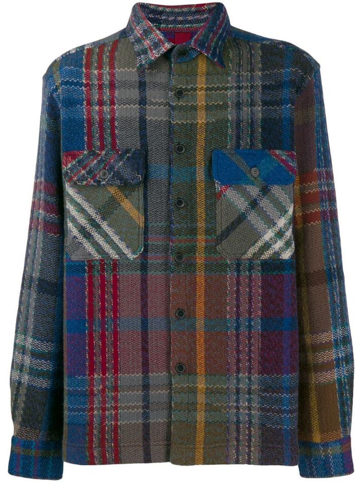 Missoni Check Print Shirt - Blue