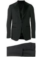 Gabriele Pasini Three Piece Slim-fit Suit - Black