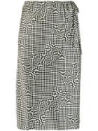 6397 Checked Skirt - Black