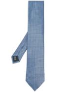 Ermenegildo Zegna Fantasia Micro Pattern Tie - Blue