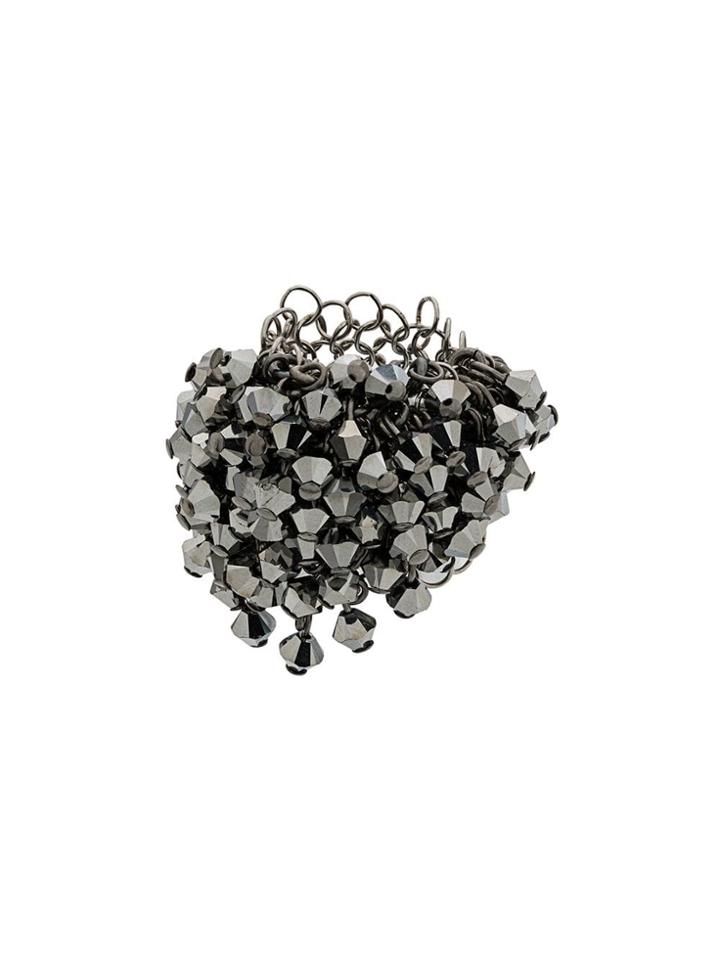 Marc Le Bihan Geometric Bead Ring - Metallic