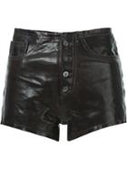 Marques'almeida Leather Shorts