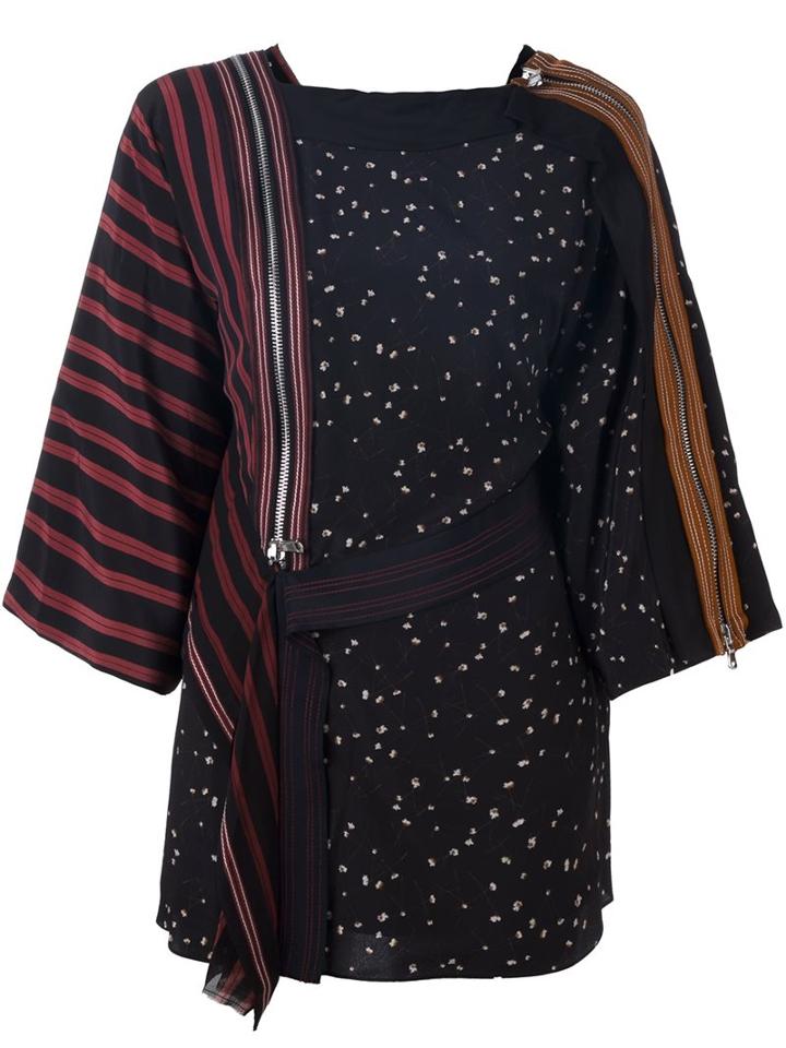 3.1 Phillip Lim Mix Print Kimono Top