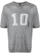 Eleventy 10 Print T-shirt - Grey