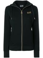 Ea7 Emporio Armani Logo Print Tracksuit - Black