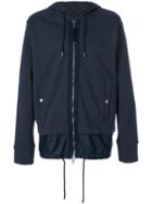 Diesel Black Gold - Double Hem Drawstring Hoodie - Men - Cotton/nylon - S, Blue, Cotton/nylon