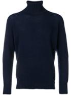 Maison Flaneur Cashmere Turtleneck Sweater - Blue