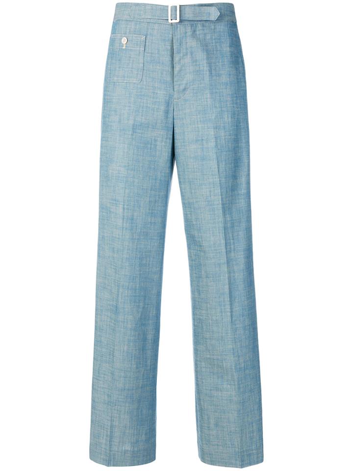 Polo Ralph Lauren Chambray Trousers - Blue