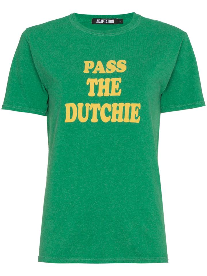 Adaptation Pass The Dutchie T Shirt - Green