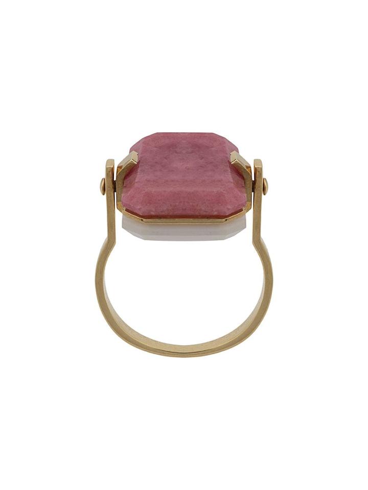 Aliita Deco Stone Ring - Gold