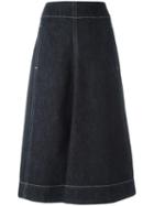 Lemaire High-rise Denim Skirt, Women's, Size: 36, Blue, Cotton