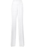 Antonio Berardi Bootcut Trousers, Women's, Size: 48, White, Rayon/acetate/spandex/elastane